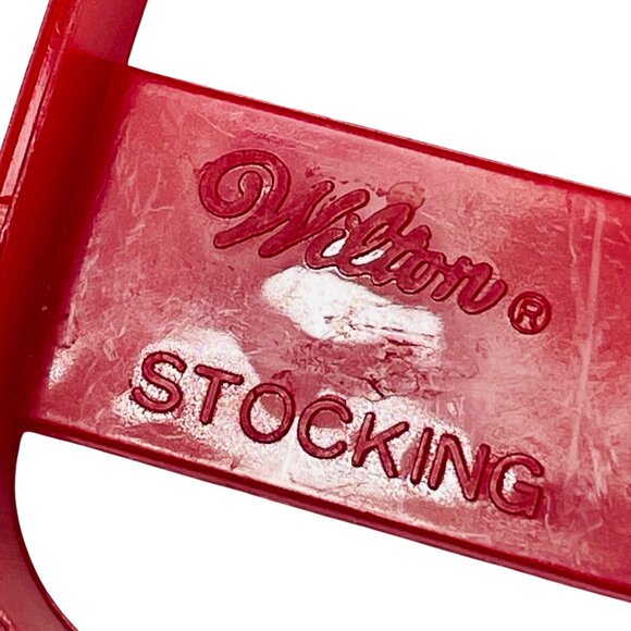 Vintage 1993 Wilton Red Christmas Stocking Cookie Cutter - Picture 3 of 5